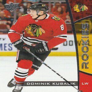 Dominik Kubalik - 2019-20 UD NHL Rookie Box Set Hockey Card